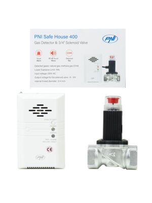 Kit PNI Safe House 400 sensor de gas y electroválvula 3/4 pulgadas