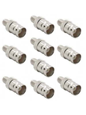 Juego con 10 piezas de conector PNI BNC hembra a SMA hembra