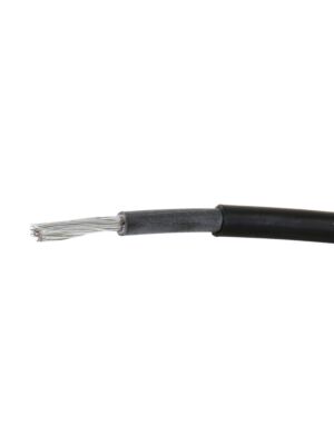 Cable solar de 6 mm con protección UV 10 metros - NEGRO