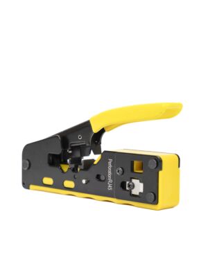 Alicate PNI SR7, para cortar y pelar cables y engarzar enchufes RJ12, RJ45 CAT5, CAT6, CAT7, amarillo