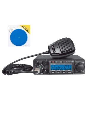 Paquete de estación de radioaficionado CRT SS 9900V + accesorio de almohadilla adhesiva azul