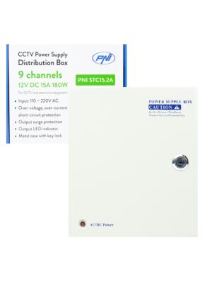Fuente de alimentación CCTV PNI STC15.2A