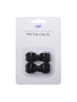 Organizador de cables multifuncional PNI Tidy Clip 02