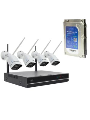 PNI House WiFi660 NVR con disco duro PNI de 1 TB