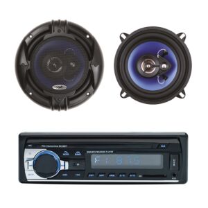 Paquete Radio Reproductor MP3 para automóvil PNI Clementine 8428BT 4x45w + Altavoces coaxiales para automóvil PNI HiFi650