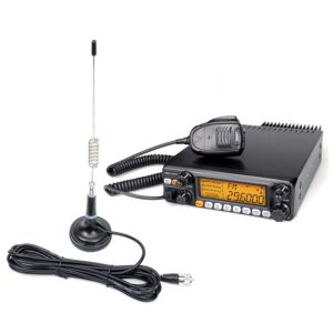 Paquete de emisora de radioaficionados PNI Jopix AT-5555N II, AM, FM SSB y antena PNI ML29