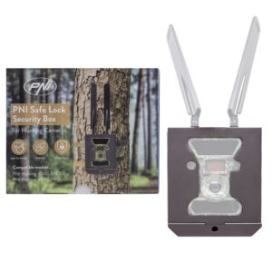 Estuche de seguridad metálico PNI Safe Lock para cámaras de caza PNI Hunting 400C PRO y PNI Hunting 480C PRO
