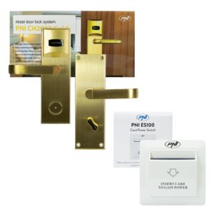 Paquete de control de acceso Yala PNI CH2000L Gold Hotel y conmutador de tarjeta PNI ES100