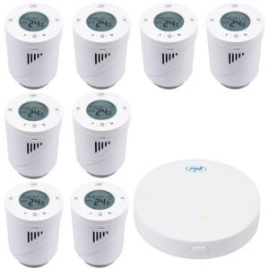 Kit Wifi 8 piezas cabezal termostático inteligente
