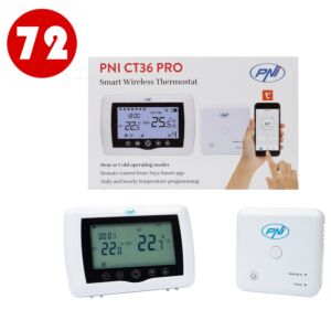 Bax con 72 termostatos inteligentes PNI