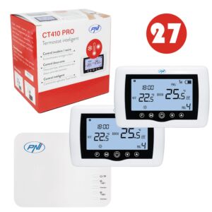 Bax con 27 termostatos inteligentes PNI CT410