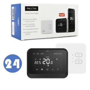 Bax con 24 termostatos inteligentes PNI CT45