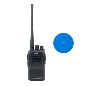Kit de estación de radio portátil UHF PNI Alinco DJ-A-41-E, 128 canales, 400-470 MHz, 1500 mAh, codificador, TOT, VOX, CTCSS-DCS + regalo