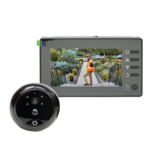 Visor electrónico PNI EV433 con pantalla LCD de 4,3 pulgadas y zumbador.