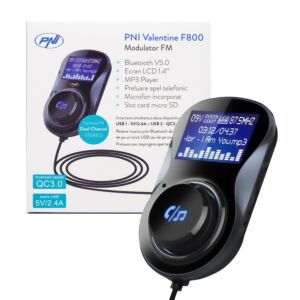 FM PNI Valentine F800 Modulador FM Bluetooth