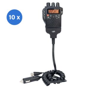 Caja con 10 unidades de estaciones de radio CB portátiles PNI Escort HP 62