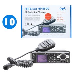 Caja con 10 estaciones de radio CB y reproductor de MP3 PNI