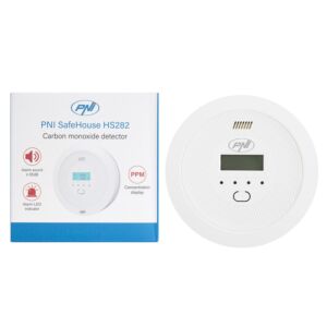Sensor de monóxido de carbono (CO) PNI SafeHouse HS282 alarma sonora
