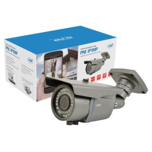 Cámara de videovigilancia PNI IP2MP 720p con varifocal IP 2.8 - 12 mm exterior