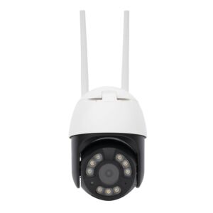 Cámara de videovigilancia inalámbrica PNI IP845, Black Light, WiFi, PTZ, ranura micro SD 4MP, Autónoma, aplicación ICSee