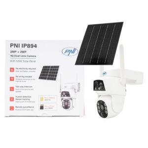 Cámara de videovigilancia PTZ 4G PNI IP894