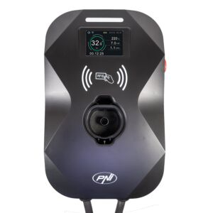 Estación de carga PNI KW11, 16A, 11KW, para coches eléctricos, 85V - 415V, trifásica, cable Tipo 2 y conector de 7 pines