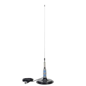 Paquete de antena CB PNI ML170 longitud 168 cm, 26-30 MHz, 1000W y base magnética PNI 170/PL