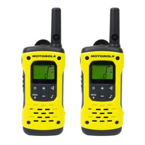 Estación de radio PMR portátil Motorola TLKR T92 H2O IP67 con 2 pcs, color amarillo