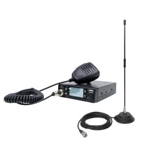 Paquete de estación de radio USB CB PNI Escort HP 9700 y antena CB PNI Extra 40 con base magnética
