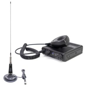 Emisora de radio para coche de un solo canal y antena CB