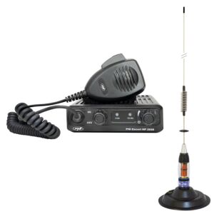 Estación de radio y antena de coche, antirradar PNI.