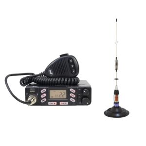 Paquete de estación de radio CB PNI Escort HP 6800 ASQ, 12/24 V con antena CB PNI ML70 con imán