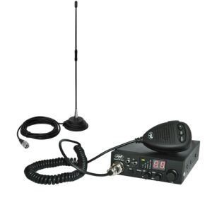 CB PNI ESCORT Kit de estación de radio HP 8024 ASQ + Antena CB PNI Extra 40