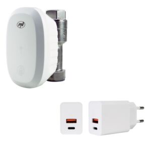 Válvula de agua inteligente PNI SV180 PRO y paquete de alimentación CHG300 PNI