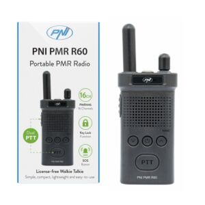 Estación de radio portátil PNI PMR R60 446MHz, 0.5W