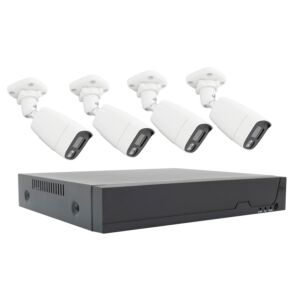 Kit de videovigilancia PNI House POE154 5MP - NVR y 4 cámaras exteriores