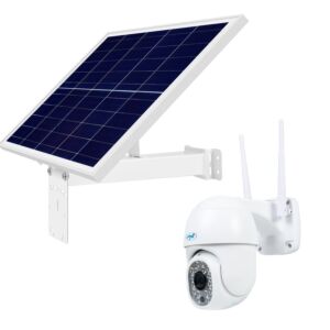 Kit de cámara de videovigilancia inalámbrica PNI IP440 y panel solar fotovoltaico PNI PSF6020A