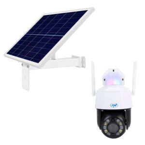 Paquete de cámaras inalámbricas de videovigilancia IP575 de la Casa PNI y paneles solares fotovoltaicos PNI PSF6020A