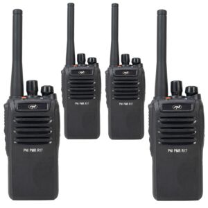 Kit de 4 emisoras de radio portátiles PNI PMR