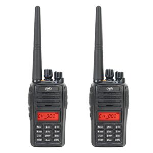 Conjunto de 2 estaciones de radio portátiles PNI PMR