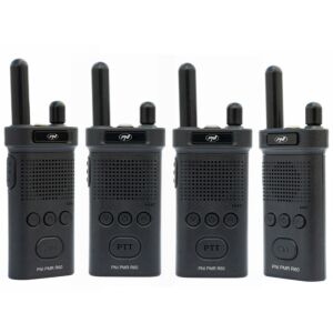 Kit de 4 emisoras de radio portátiles