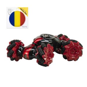 Paquete de juguete de vehículo todoterreno Silvercloud RedTwo con control remoto y bandera adhesiva incluida.