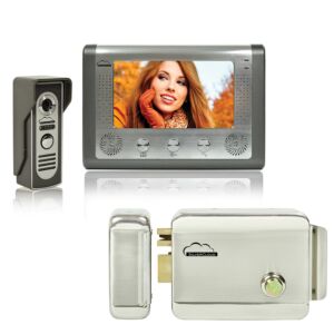 Kit de interfaz de video SilverCloud House 715 con pantalla LCD de 7 pulgadas y electromagnetismo Yala SilverCloud YR300