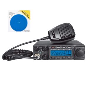 Paquete de estación de radioaficionado CRT SS 9900V + accesorio de almohadilla adhesiva azul