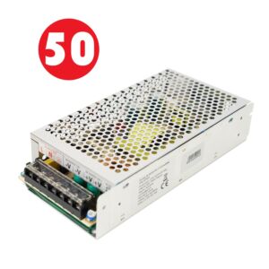 Caja con 50 fuentes de alimentación conmutadas