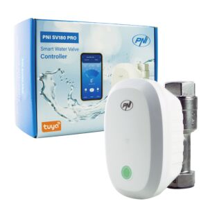 Válvula de agua inteligente PNI SV180 PRO, conectividad Wi-Fi, IP65, DN20, aplicación Tuya 3/4, compatible con Amazon Al