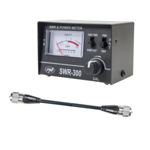 Paquete de reflectómetro medidor PNI SWR-300 PWR-SWR, para medición de ROE y cable de conexión PNI R50.