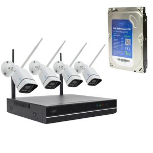 PNI House WiFi660 NVR con disco duro PNI de 1 TB