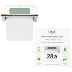 Lámpara solar LED PNI GreenHouse
