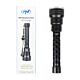 Linterna PNI Adventure F410 de aluminio, con LED de 10W, 700 lúmenes, hasta 250 m, IP44, USB Tipo C, baterías de 3000mAh en